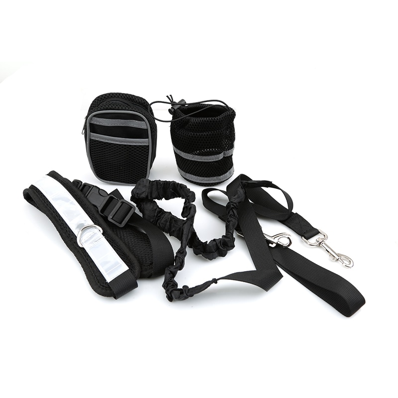 Handsfree Hondenriem Kraag Huisdier accessoires Puppy Dog Harness Leash Dieren Huisdier Elastische Riem Running Hondenriem Set