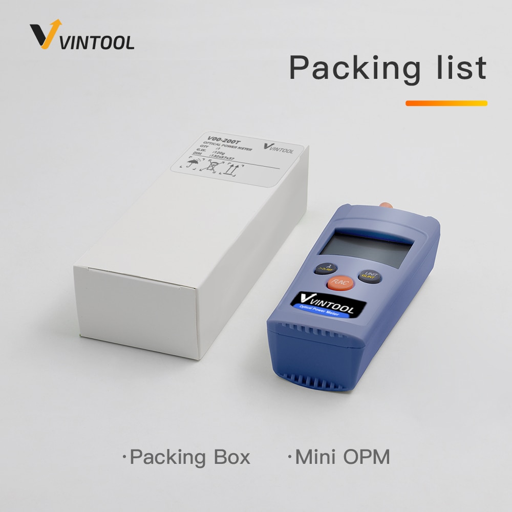 Misuratore di potenza a fibra ottica Mini FTTH portatile con connettore universale SC/FC/ST-70 ~ + 6dBm Tester a fibra ottica