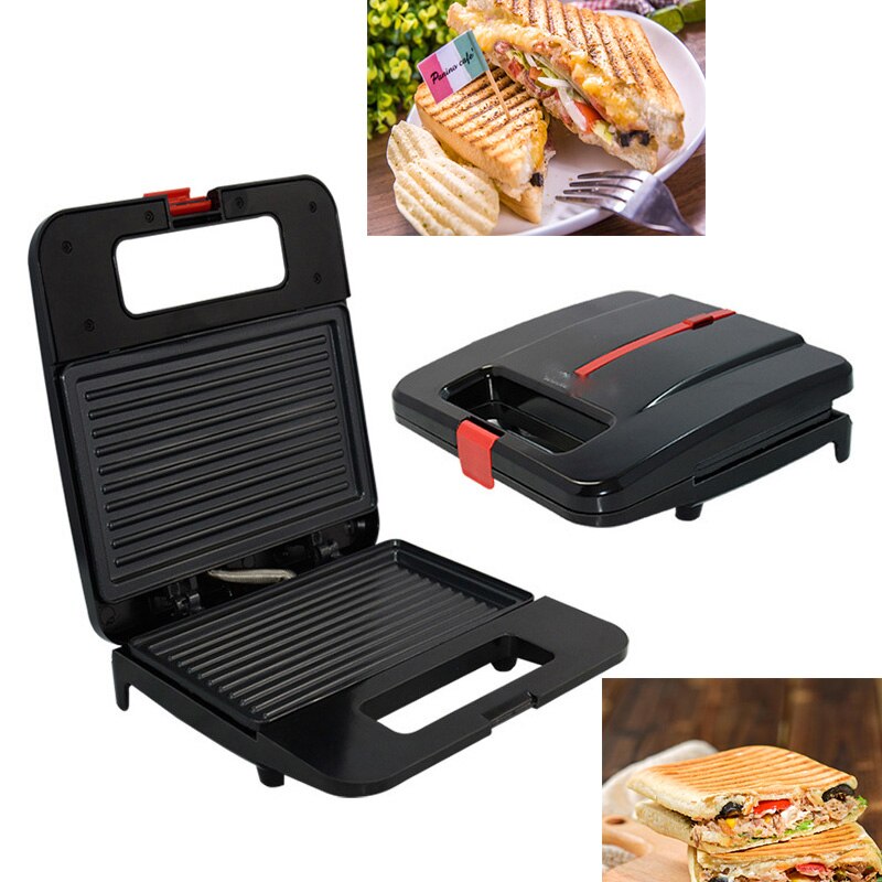 220V BBQ Steak Hamburger Grill Barbecue viande rôtissoire petit déjeuner Machine oeuf poêle Panini Sandwich Machine pain four plaque: Default Title