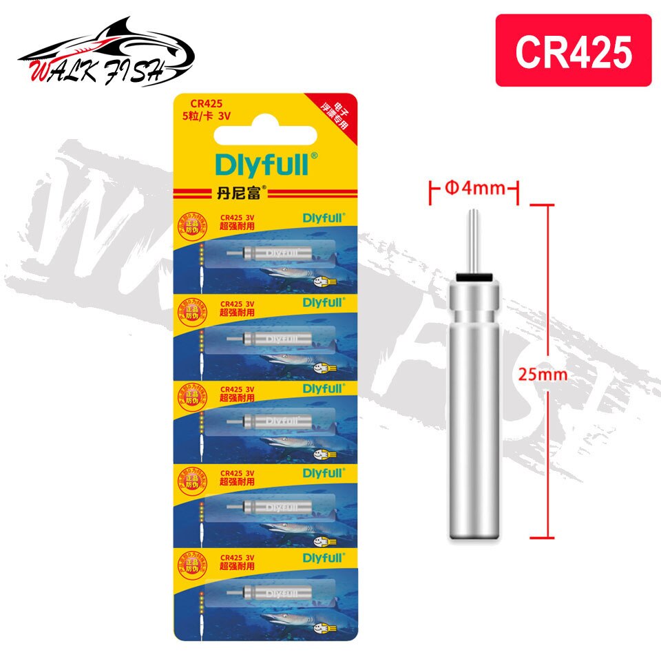 WALK FISH Luminous Electric Fishing Floats For LED Fishing Buoy Accessory Suit for Charger Devices Tools Tackle Accessories: CR425 DLY 5PCS hook