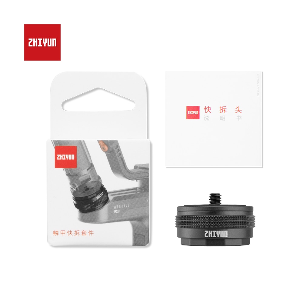 ZHIYUN Kit de montage rapide TransMount officiel pour Weebill S/Weebill Lab/grue 2 stabilisateur cardan avec vis de 1/4 pouces