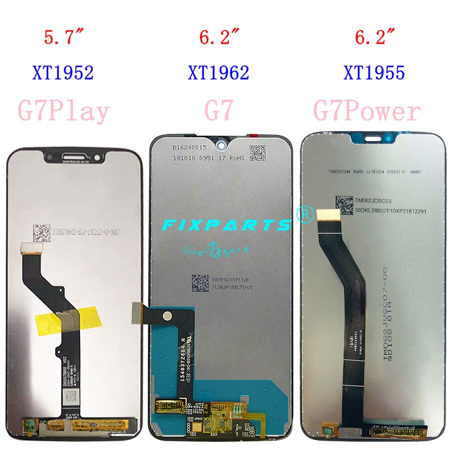 Original Für moto rola moto G7 XT1962 LCD G7 Spielen Anzeige berühren Bildschirm Sensor Tafel Digiziter Montage Neue Für moto g7 Energie LCD