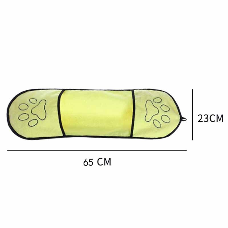 Aapet 1pc fiber husdjur badhandduk superabsorberande husdjur torkhandduk hund katt valp filt med pocket katt kattunge rengöring leveranser