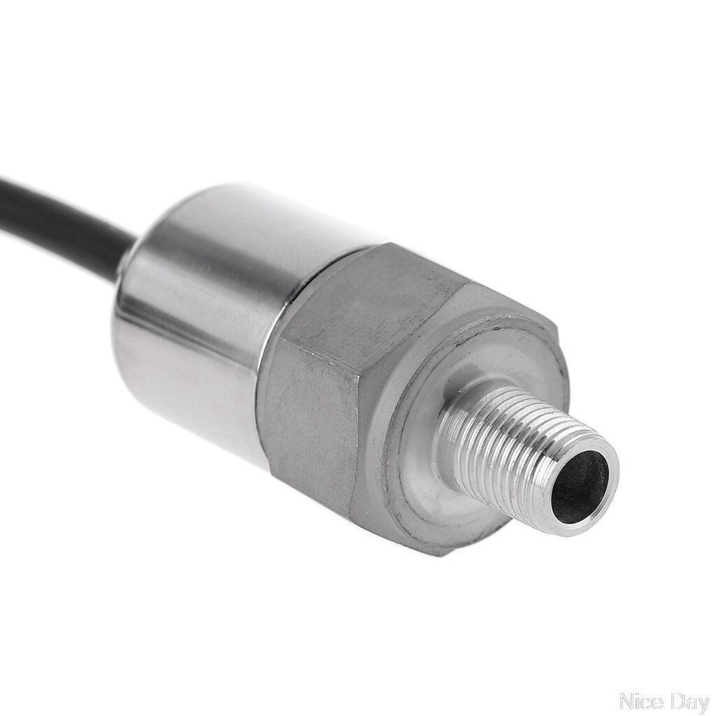 0-10/20/30bar Input 5V DC 1/8" Output 0-5V/4-20mA Stainless Steel Pressure Transmitter Sensor Oil Water My12 20