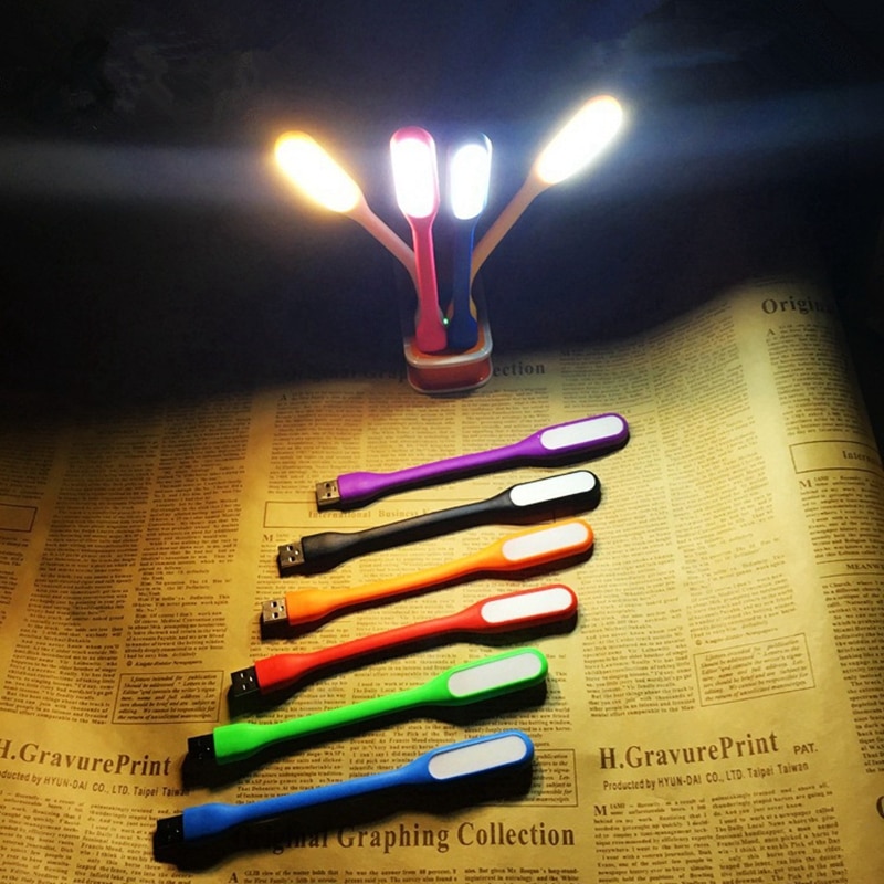 5V 1.2W Led Night Lamp 6 Led Chips 360 Graden Flexibele Kleine Tafellamp Draagbare Usb Mini Desk verlichting Voor Pc Power Bank Notebook