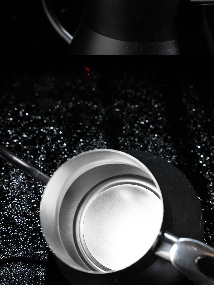 Mustat mokkapannut 800ml kahvinkeitintä, kapea suuinen teekannu, vedenkeitin, teenkeitin, korkea pullo, keittiötarvike
