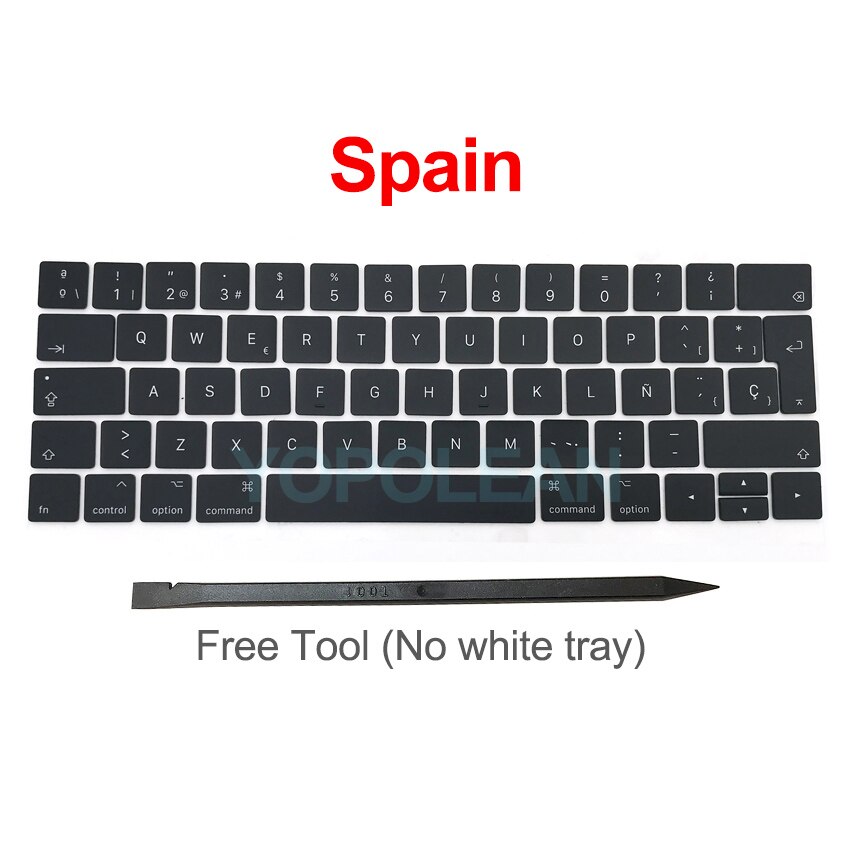 Nowy A1706 A1707 klawisze klawiatury keycap US UK francuski ue dla Macbook Pro Retina 13 &quot;15&quot; laptop key cap 2016 2017 rok