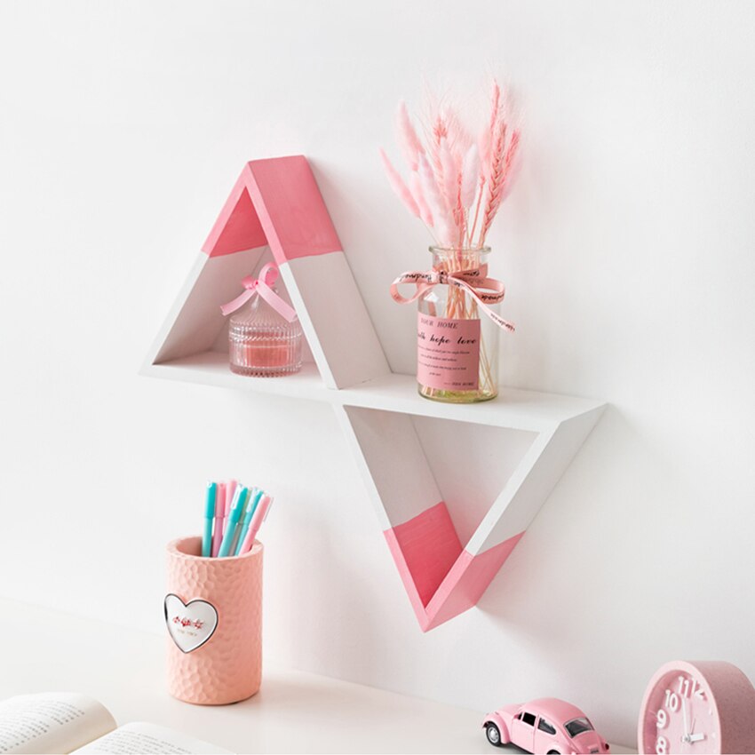 Zandloper Vorm Muur gemonteerde Plank Decoratieve Opknoping Board Houder Ornamenten Home Decor Babykamer Veiligheid Decor Rack S