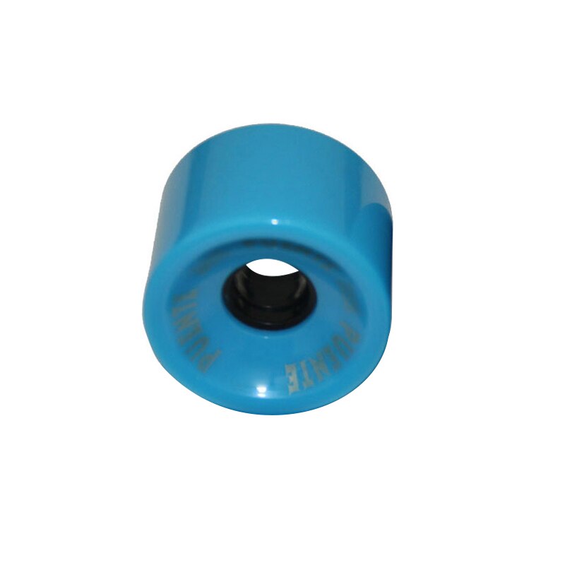 1/4 pcs Skateboard Wheels Bearings Elastic PU Wearable Flexible Durable 70x51 Skateboard Wheel Supplies: Blue