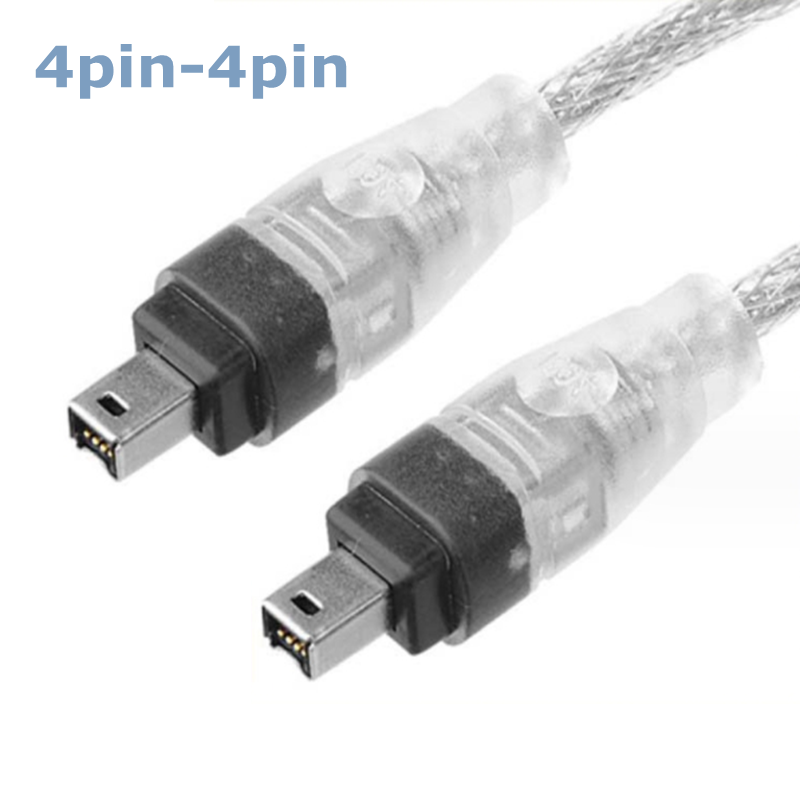 Høyhastighets for dv-kameraer ieee 1394 firewire-kabel usb 2.0 to 4- pins og 4- pins  to 6- pins og 4- pins  to 4- pins ilink ieee 1394b- kabel: Rød