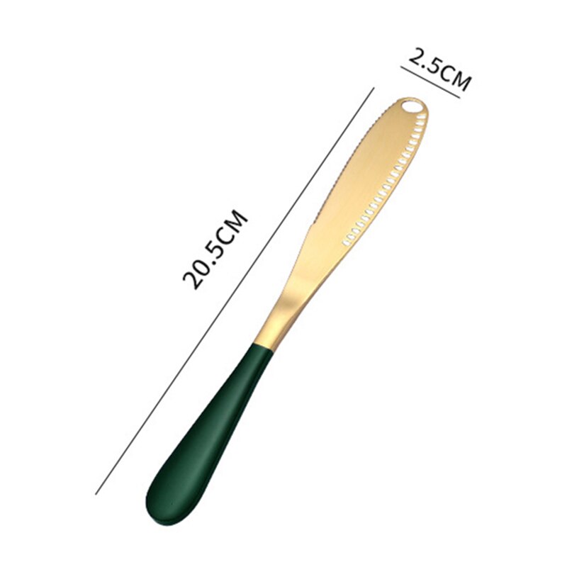 Couteau à beurre multifonction en acier inoxydable, ustensile à crème, ustensile à Dessert, Toast pour casse-croûte, outils de cuisine