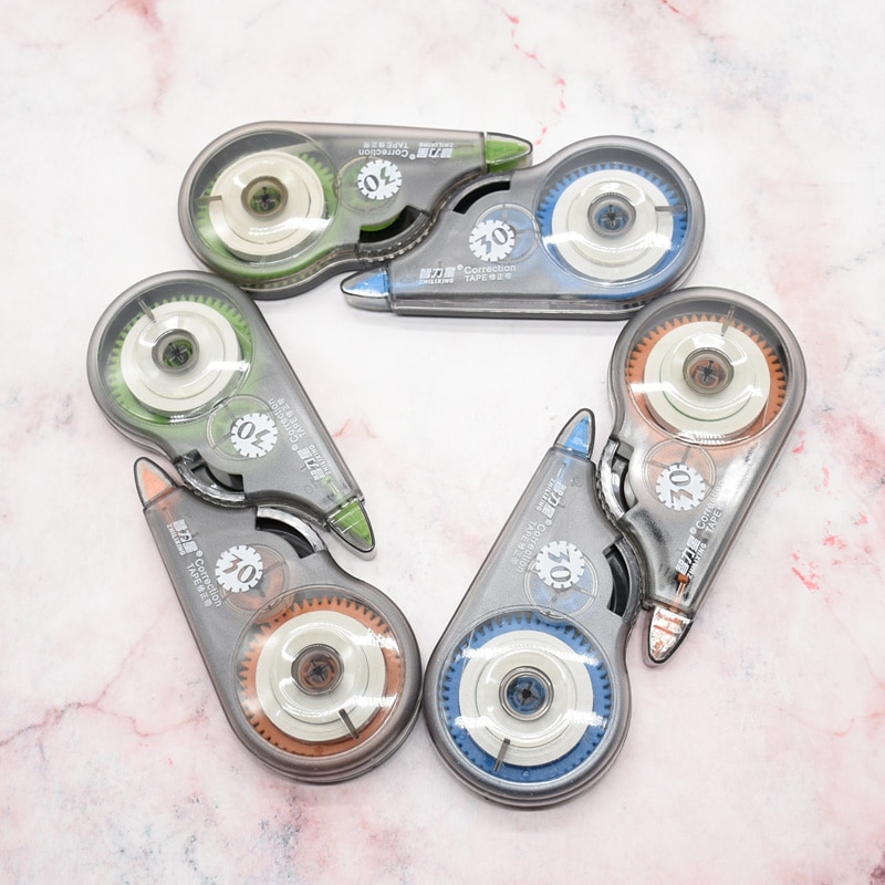 2PCS simple and economical 10m * 5mm long correction tape correction belt Corretiva Papeleria stationery office school supplies