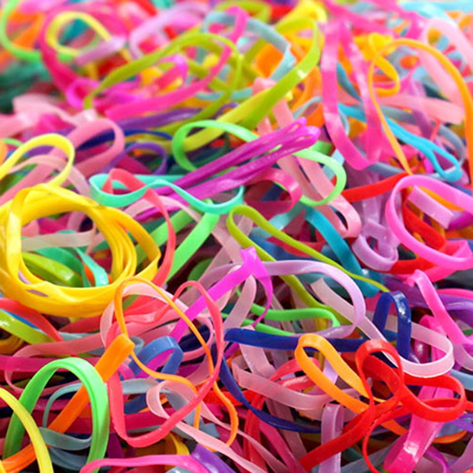 200 st / pack gummirep hästsvanshållare elastiska hårband band flätor flätor hårklämma pannband flickor hår tillbehör