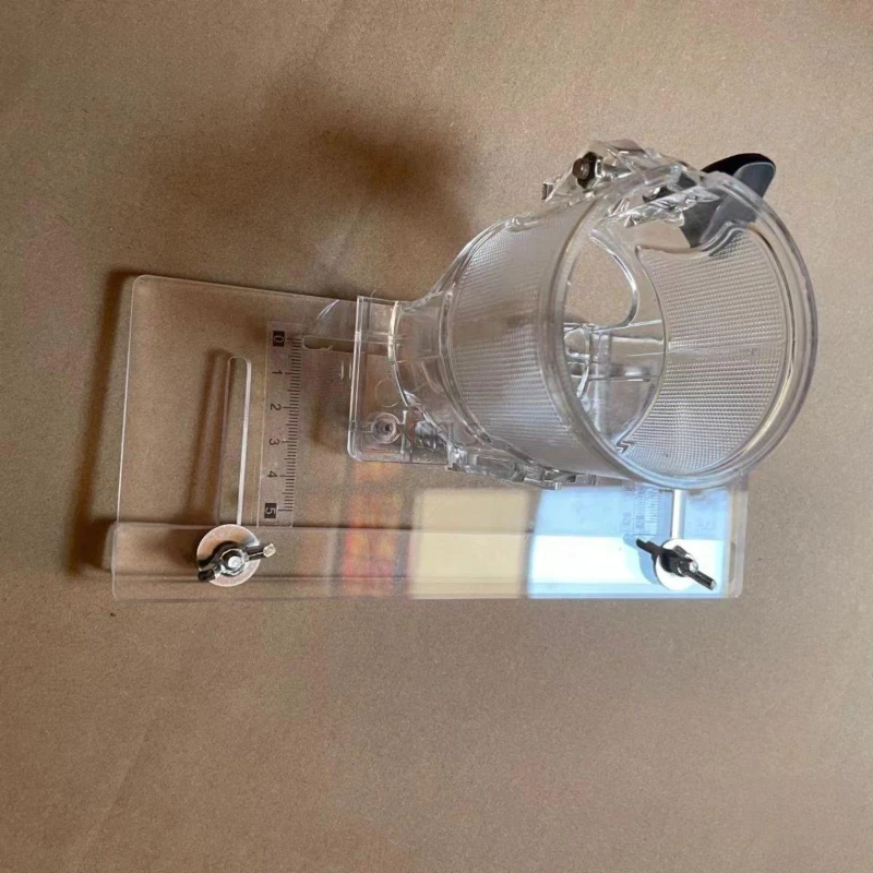 Edge Trimming Machine Hinge Slotting Board Tools Parts,Transparent Edge Trim Machine Base,Thicken With Graduations Router Base