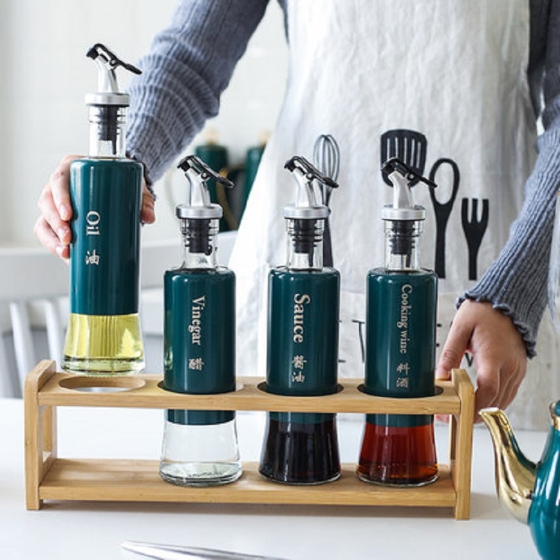 Olijfolie Spuit Azijn Flessen Kan Abs Lock Plug Seal Lekvrije Food Grade Plastic Nozzle Spuit Drank Dispenser