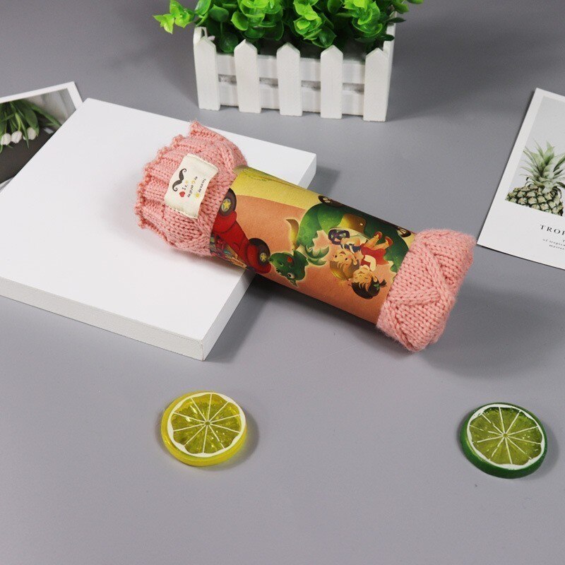 Bufanda tejida a cuadros para niños, de , de de lujo, para invierno, gruesa y cálida, con anilla, para niñas, bufandas tejidas para bebés y niños