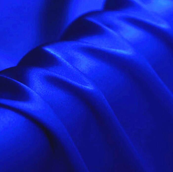 Tissu 100% soie teinté de mûrier, largeur 114cm, 16.5 maman, pour robe de mariage, literie de vêtements DIY,: royal blue