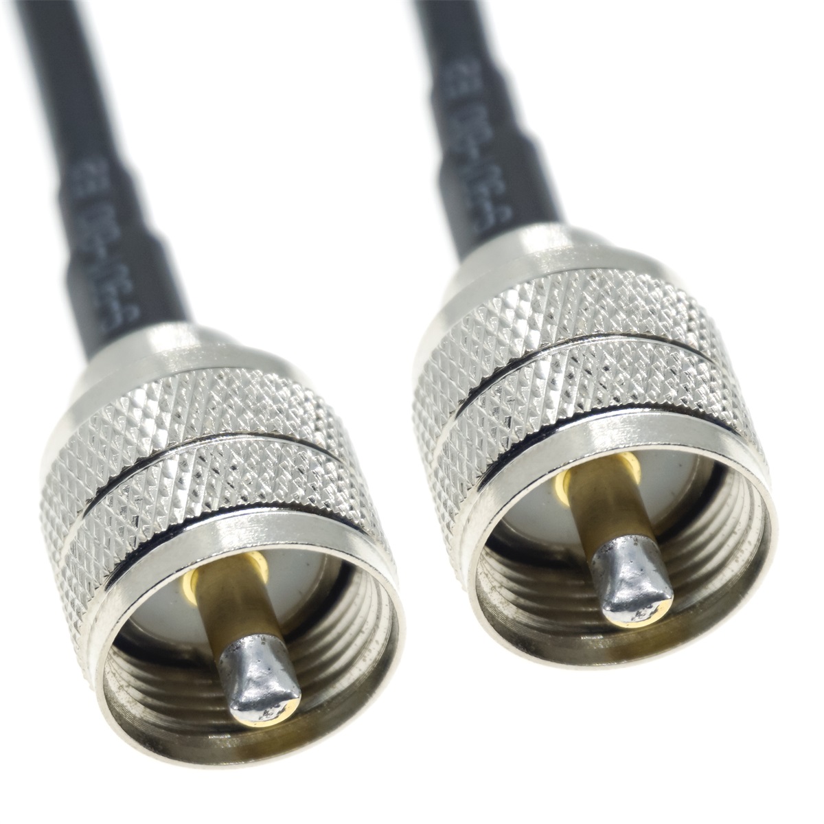 Connecteur de prise PL-259 RF coaxial Nicartail Jumper câble d'extension d'antenne 50cm 1M 5 mètres RG58 UHF mâle à UHF mâle PL259