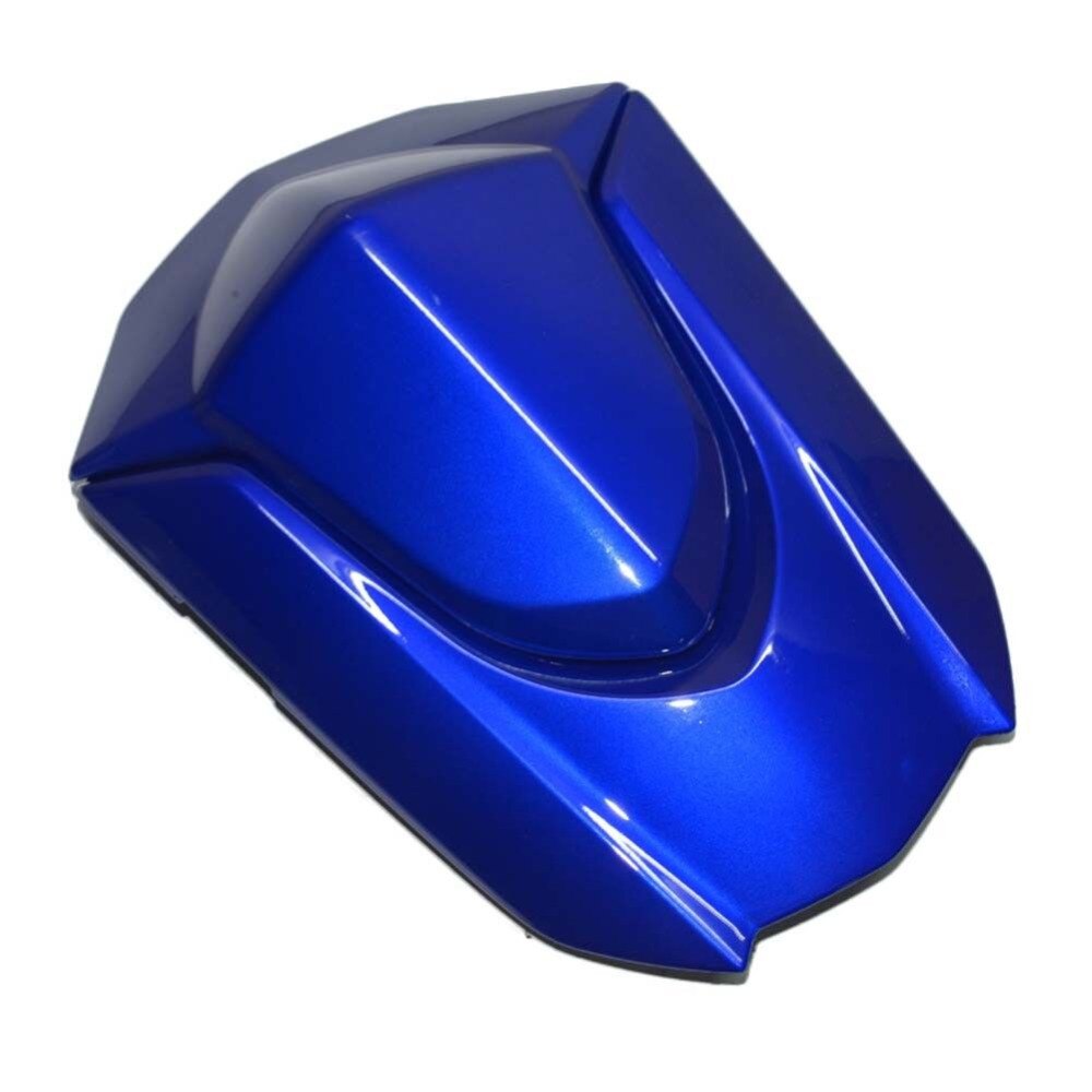 Asiento trasero para motocicleta azul, asiento duro para pasajero, asiento carenado de parabrisas para Suzuki GSXR1000 GSXR 1000 K9