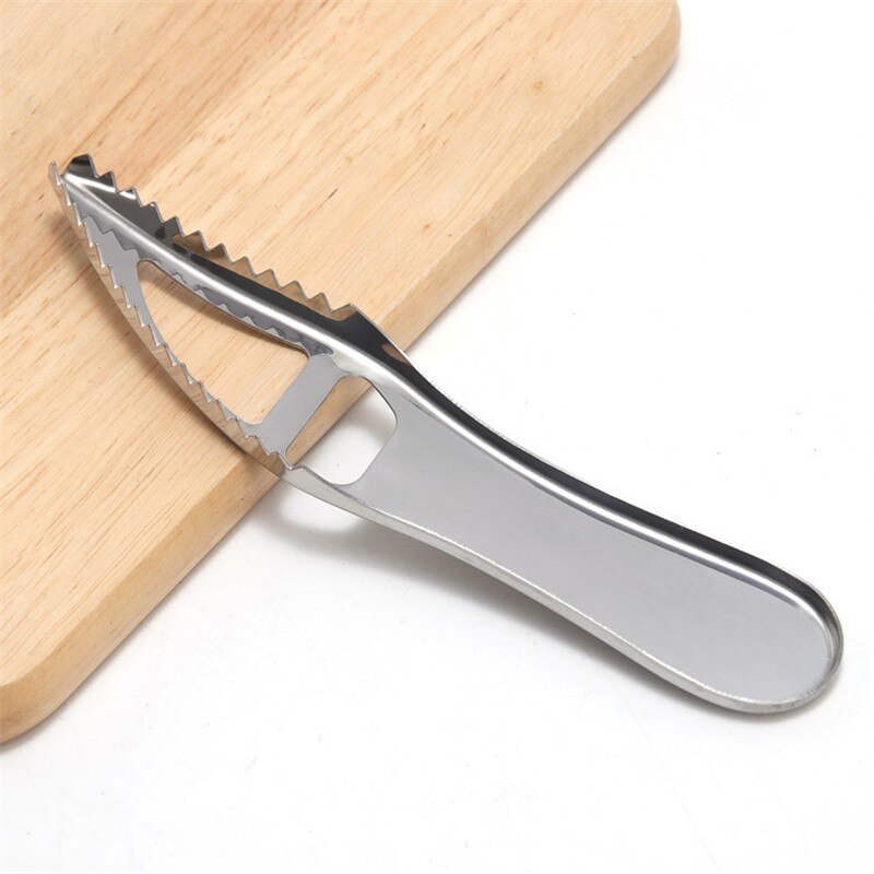 Stainless Steel Fish Scale Knife Seafood Tools Kitchen Accessories Scaler Brush Fish Scale Planer Fish Skin Scraper