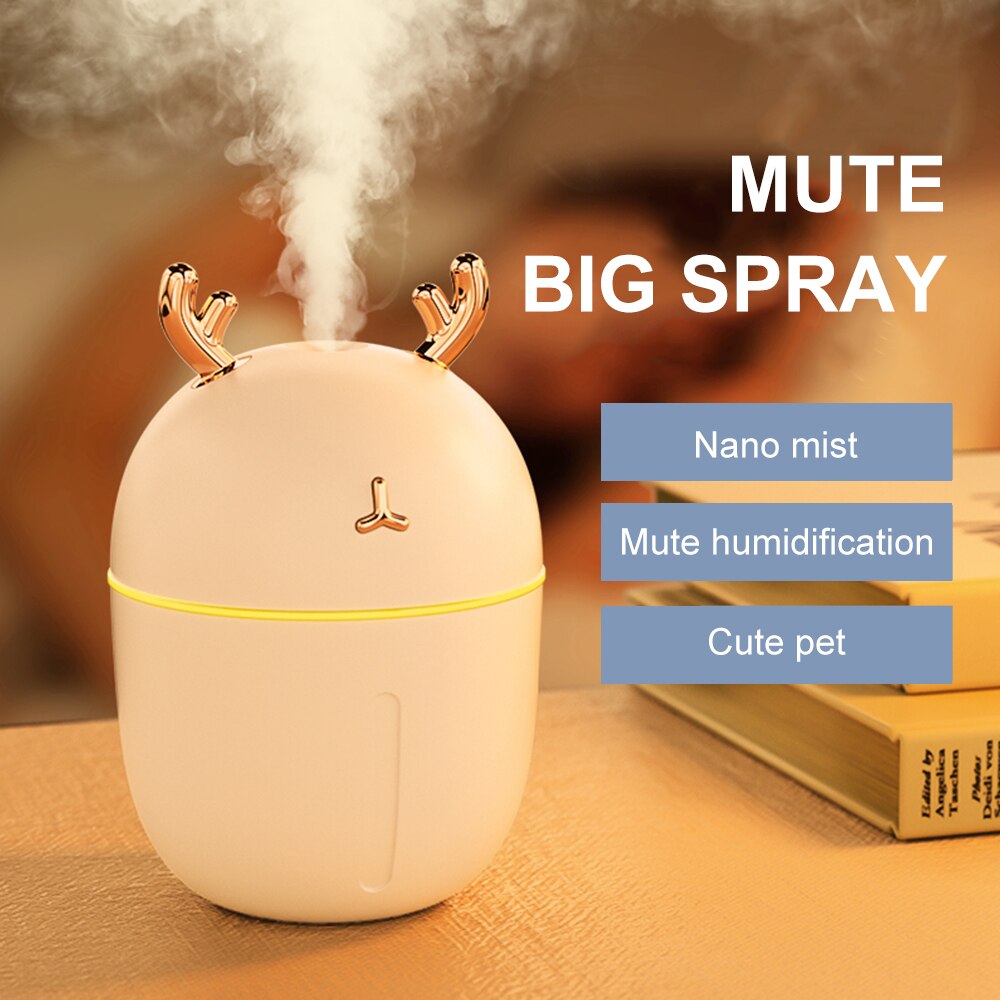 Humidificateur domestique pour chambre à coucher, petit mini pulvérisateur de purification d'air, instrument de remplissage d'eau, climatiseur usb