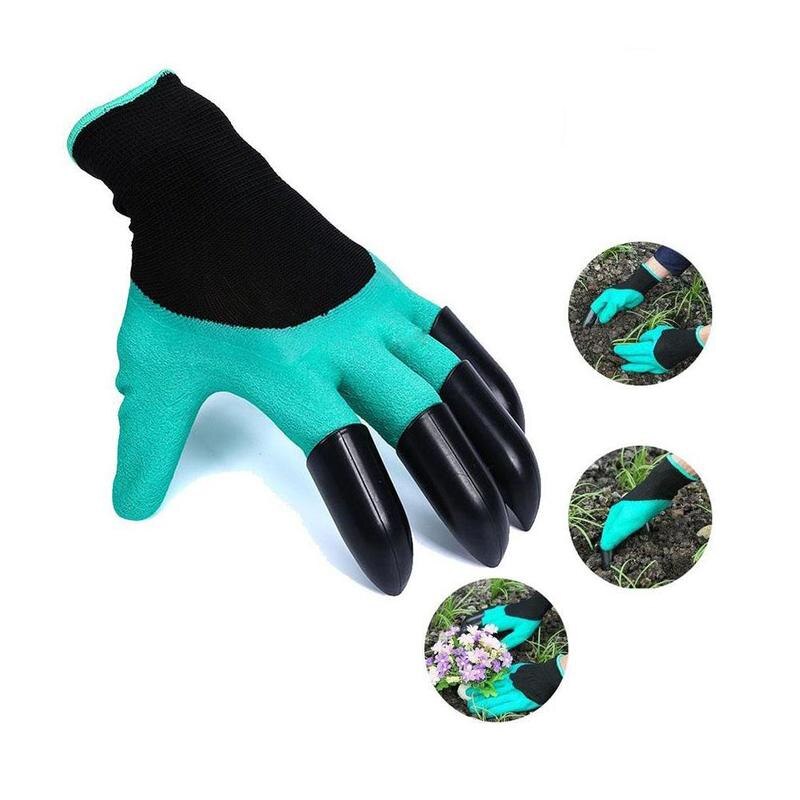 Garden planting gloves digging gloves dipping gloves Green insulating For garden gloves Digging Glove Digging Garden protec X4W3