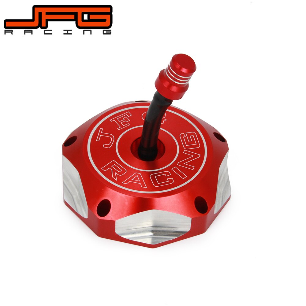 Billet CNC Gas Fuel Tank Cap For HUSQVARNA WR125 TC250 TE250 SM250R: Red