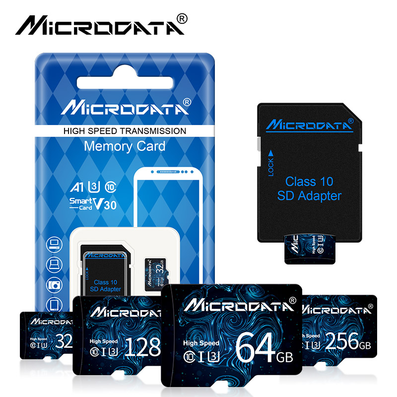 High Speed Flash Memory Card 4GB 8GB 16GB Mirco TF SD Card 256GB 128GB 64GB 32GB Class 10 U3 Cartao De Memoria for Smartphone PC