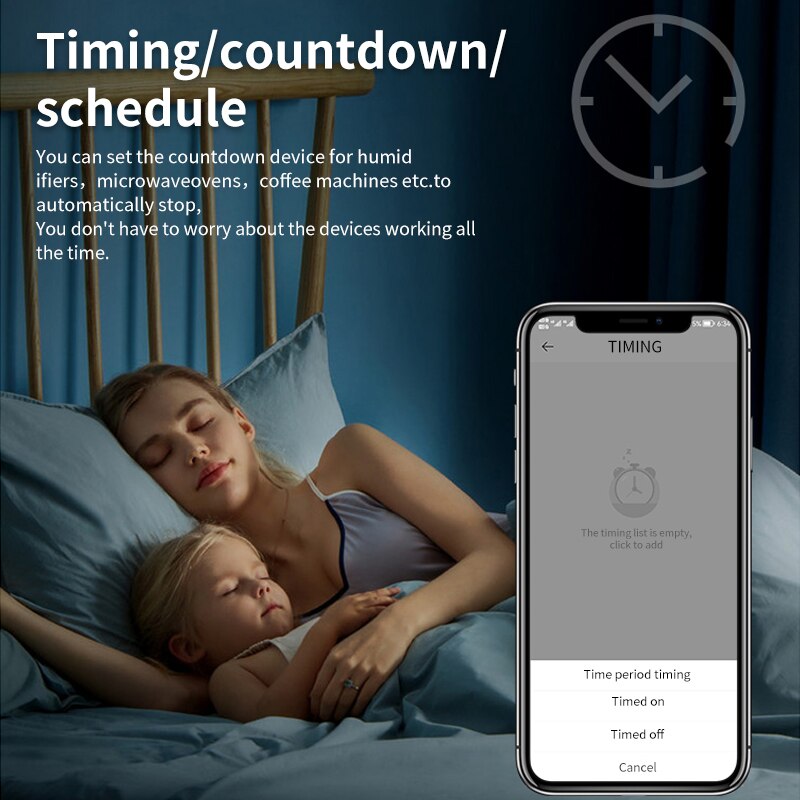 Tuya Mini 16A Switch 2-way Control Switches WiFi Dual-mode Smart Breaker Works With Alexa Google Home Support Smart Life APP