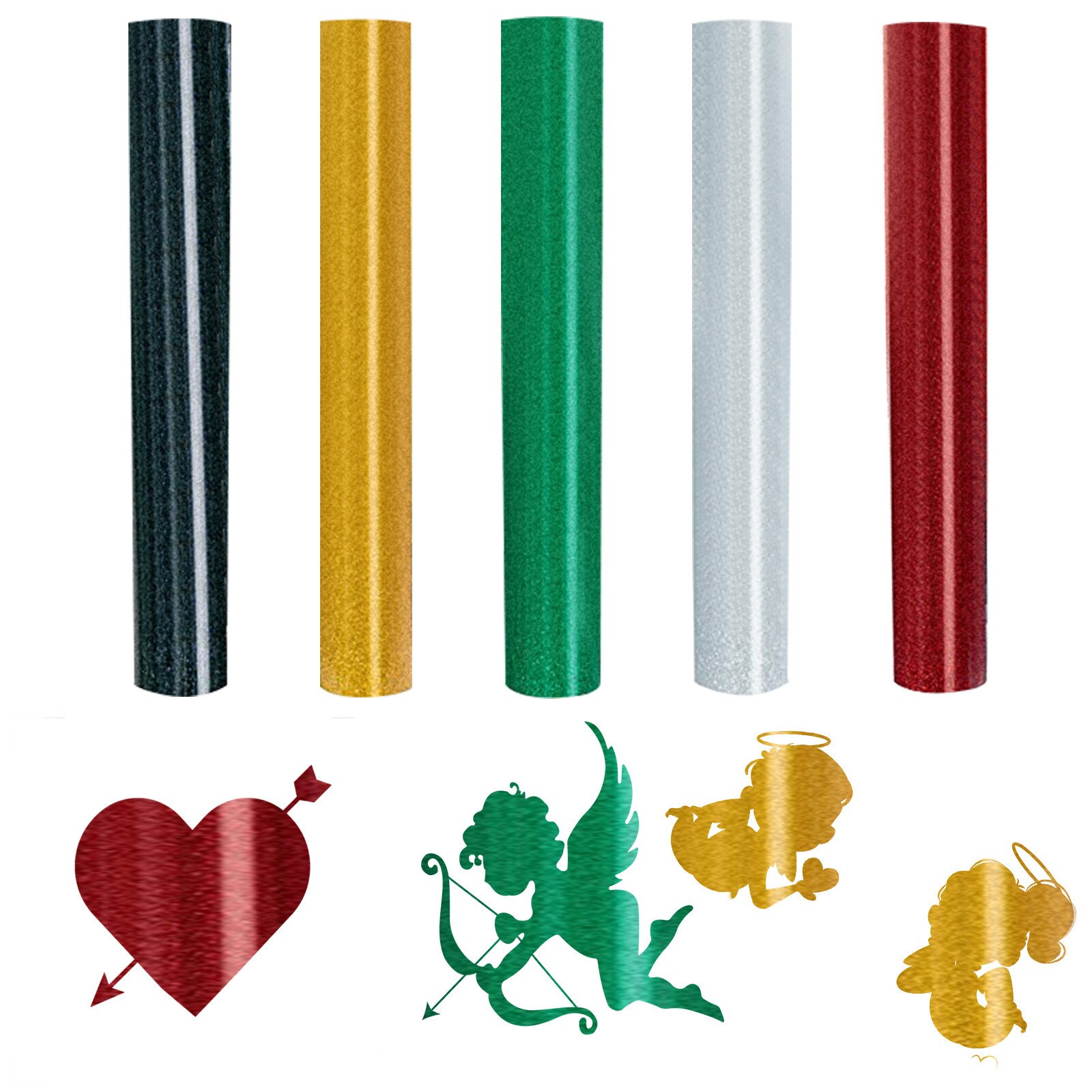 10in x 8ft Vinyl Heat Transfer Iron On DIY Garment Film Silhouette Paper Art