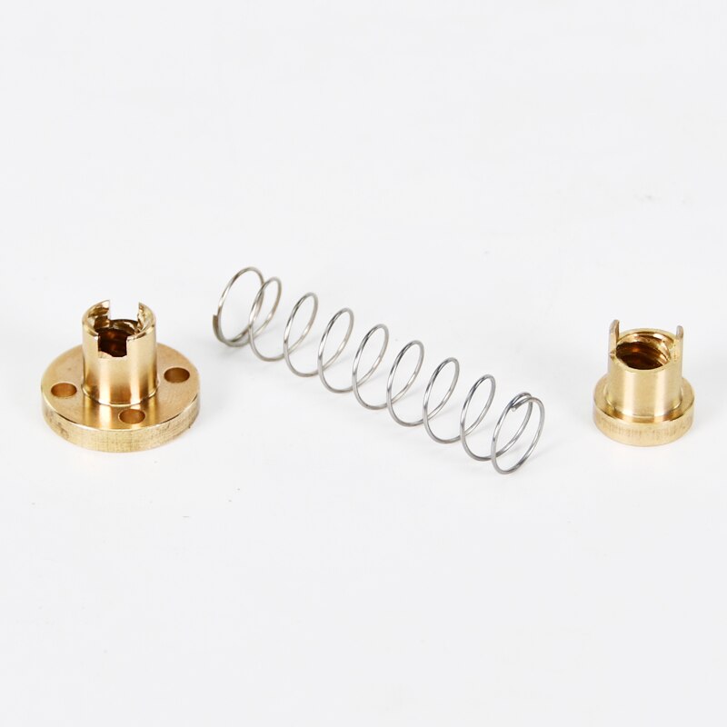 T8 Anti Rückschlag Frühling Geladen murmeln 3D Drucker Teile Für Blei 2/4/8MM Beseitigung Lücke murmeln zu Gewindestange Blei Schrauben CNC DIY