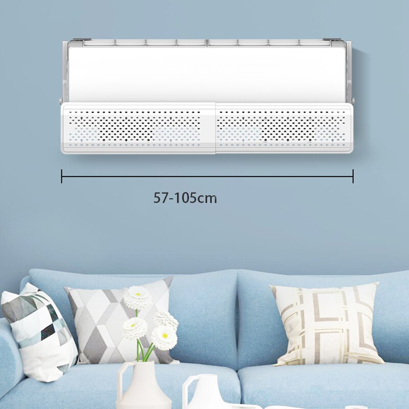 Adjustable Air Conditioner Cover Windshield Air Conditioning Deflector Baffle Shield Wind Guide Anti-Windshield