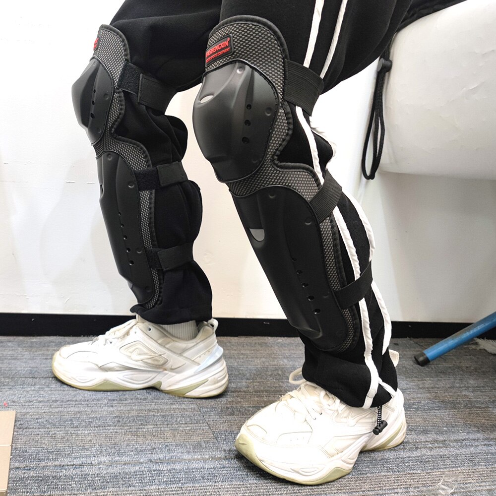 Motocross Skating Protectors Motorcycle Accessories Knee Elbow Protective Pads Riding Protective Gears 4pcs/set