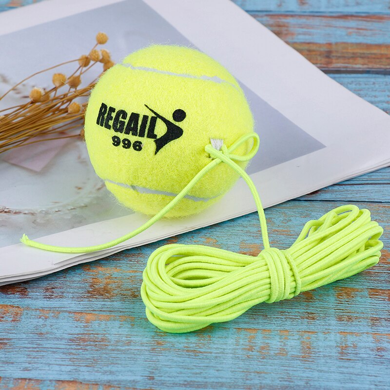 Elastisk gummi hoppebold tennis træner band bold begyndertræning tennis enkelttræning træning bælte line snor værktøj