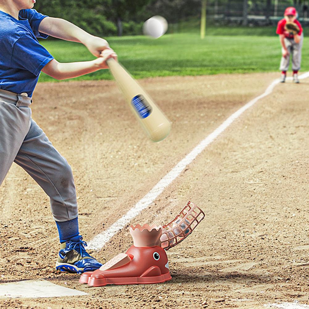 Langlebig Einfach zu Speicher Interessante Kinder Automatische Baseball-Training Spiel Baseball Pitching Maschine für Unterhaltung