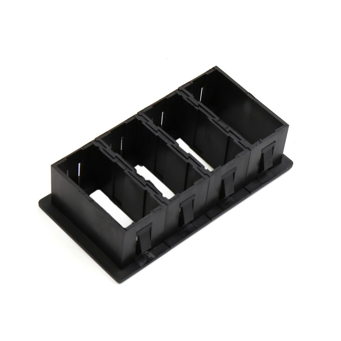 Uxcell 4 stuks zwarte kunststof afdeklijst voor elektrische raamschakelaar