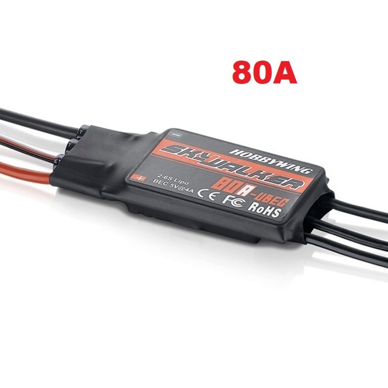 Original Hobbywing Skywalker 12A 20A 30A 40A 50A 60A 80A 100A V2 Geschwindigkeit ESC Regler mit UBEC für RC Hubschrauber Flugzeuge