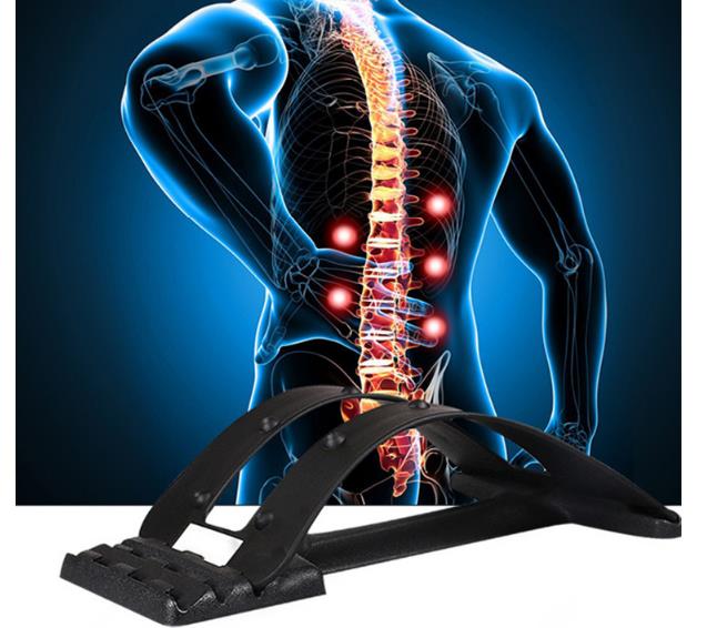 Masajeador de espalda para descanso de cintura, herramientas de cuidado, soporte lumbar para dolor espinal