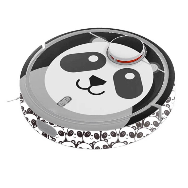 5 stylów szyk Słodki kreskówka naklejki ochronne dla xiaomi robot odkurzacz pyłoszczelne naklejki upiększanie akcesoria L69D