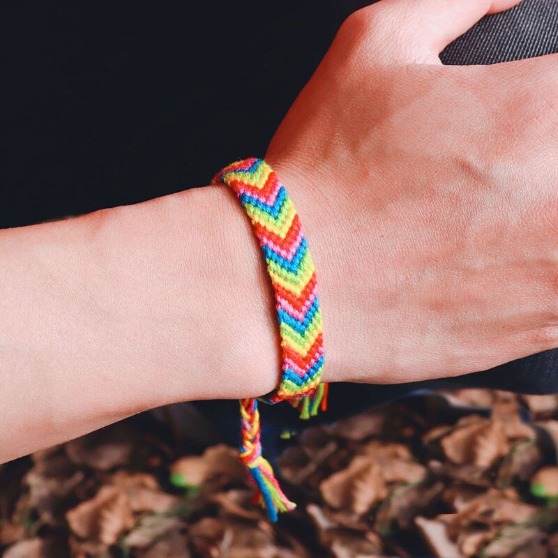 Bohemen Handgemaakte Touw Armbanden Verstelbare Lgbt Braslet Yoga Meditatie Sieraden Accessoires Tibetaanse Armband Homme Vrouwen Pulseras