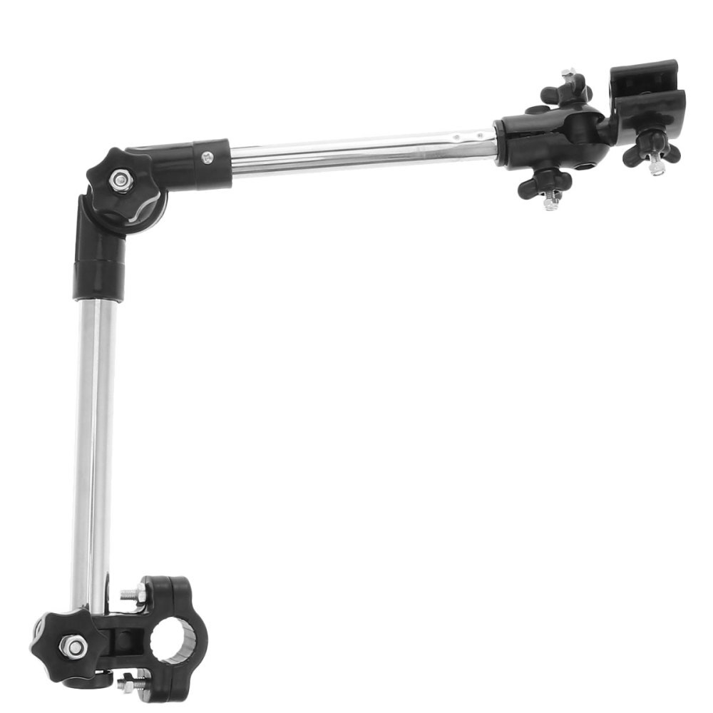 1pc Bicicletta Ombrello Portaombrelli Staffa del Supporto dell'ombrello Tenda Da suola Ombrello Ombrello Cremagliera Del Basamento (Lo Stile di Piegatura Nero)