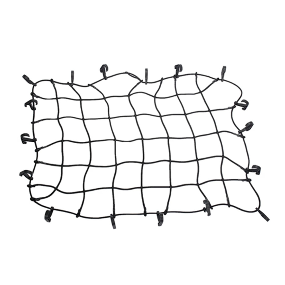 ALWAYSME-Red de carga extragrande Universal, 120x90CM, 10 ganchos ajustables y red ajustada para cama de coche y camión, Red de amarre de techo automático: Default Title