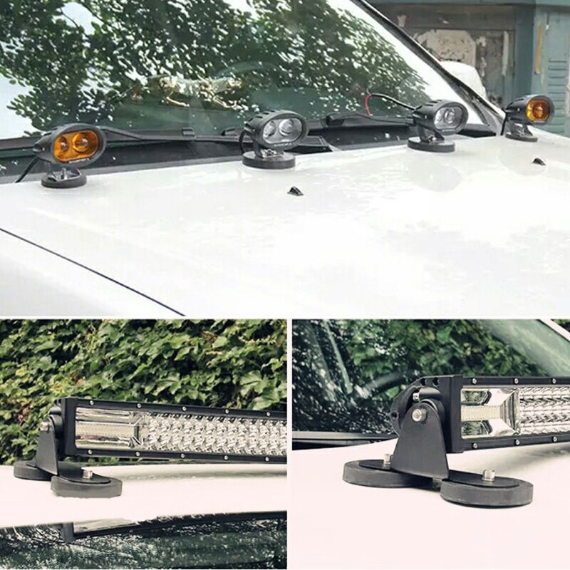 D88 Magnetic Base Mounting Bracket For Off-road Vehicles &amp; Boat LED Light