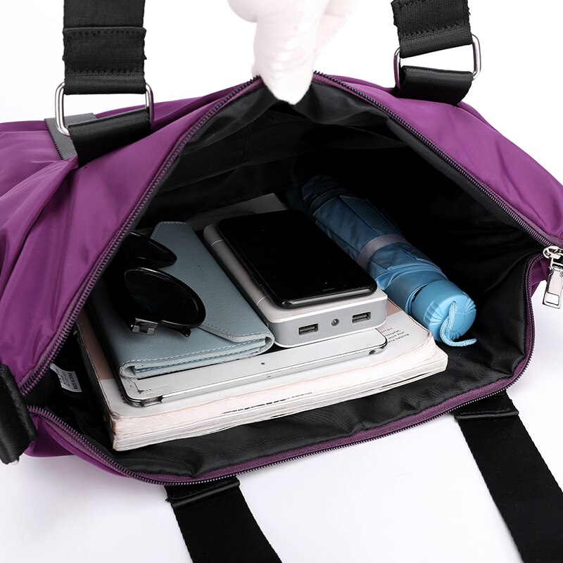 lässig Frauen Reisetasche Große Kabine Umhängetasche Nylon Weibliche Wasserdichte Schulter Tasche reisen taschen und gepäck für frauen