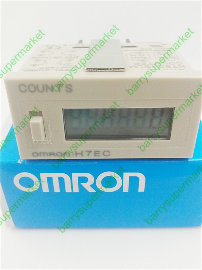 Omron H7EC-6 Electronic punch industrial counter vending machine digital counter counts when tired NO voltag with battery