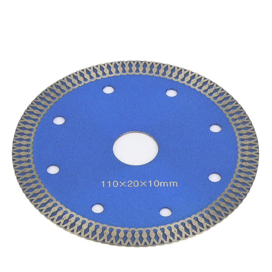 110mm Circular Saw Wheel Ceramic Porcelain Tile Cutting Blade Black/Blue