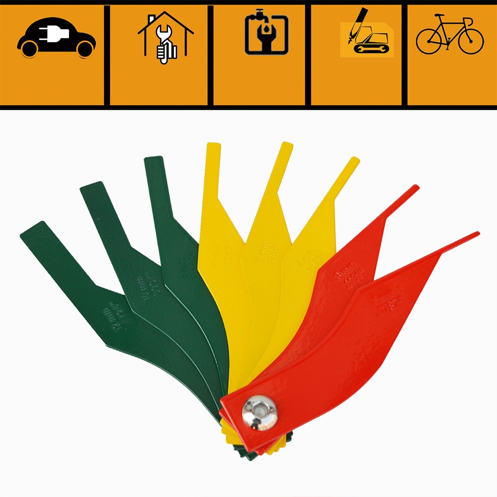 Brake Pad Scale Thickeness Gauge Measuring Instrument Measuring Recor Tool