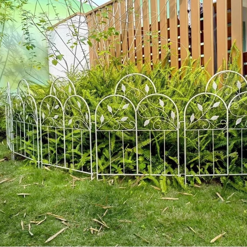 Enrejado de Metal para jardín al aire libre, marco de soporte de rosas trepadoras de hierro, valla de vid y flores, valla de partición decorativa para escalar plantas
