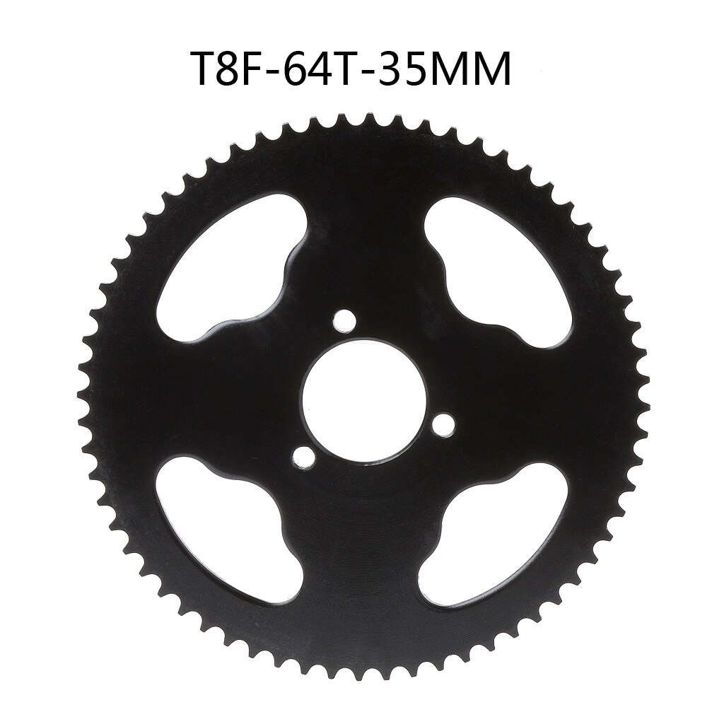 Engranaje de piñón trasero para motocicleta, Agujero interior T8F de 35mm, 54T, 64T, piezas para Moto
