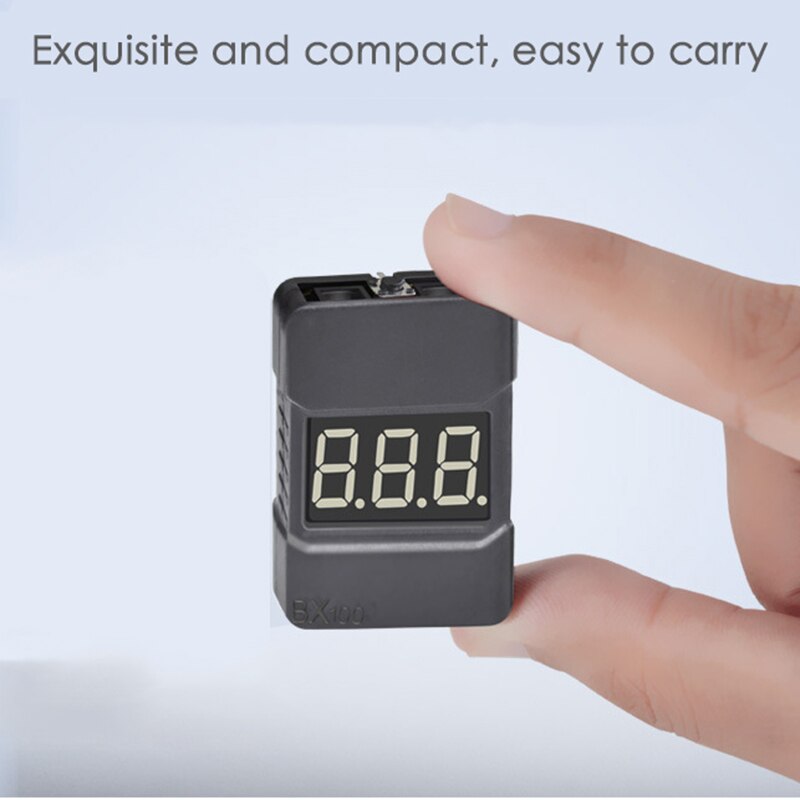 Testeur de batterie Lipo à basse tension 1 pièce, alarme de Buzzer avec coque en ABS, écran LED